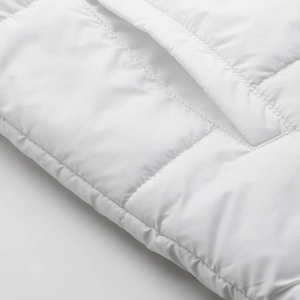 Chaqueta Acolchada Unisex Blanca, Impermeable, Cortavientos, Transpirable, Cálida, con Capucha, Ligera, para Invierno - Product Image 2