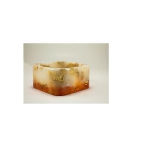 Decorative resin napkin ring holder for festive holiday celebration <b>party</b> <b>table</b> dining decoration style - Product Image 4