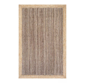 Vente en gros tapis tissé plat tressé en jute réversible écologique tapis tissé naturel avec antidérapant pour un usage domestique - Product Image 1