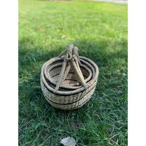 Venta al por mayor Seagrass Bali Breeze Handwoven Basket Set Hecho a mano Cesta plegable al precio más bajo - Product Image 2