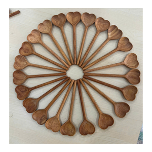 Natural Solid Wood Wooden <b>Spoon</b> with Smooth Polished Finish Designed for Daily Cooking <b>Serving</b> and Wholesale Export Supply - Product Image 1