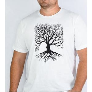 Blissful, cómoda Camiseta de algodón 100% para hombre, manga corta, cuello redondo, corte ajustado, estampado Digital personalizado, manga corta, cuello redondo - Product Image 4