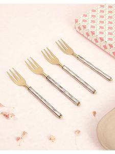 Juego de horquillas metálicas éxito de ventas para el hogar boda restaurante Hotel a bajo precio con logotipo personalizado - Product Image 2