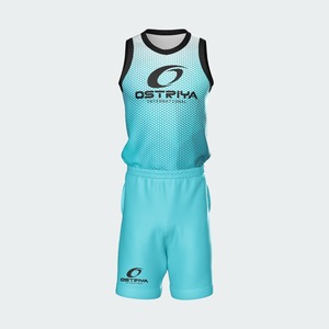 Customizable Basketball Uniforms Front Logo 100% Polyester <b>Heat</b>-Transfer Printed Breathable Design Plus Size Option Custom Team - Product Image 6