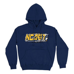 NC A & T aggies เสื้อฮู้ดฤดูหนาวสำหรับผู้ชายและผู้หญิงโลโก้ปักลายลายป้องกันการหดตัวทอสีทึบเรียงราย - Product Image 3