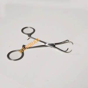 Pinza para Toallas de Acero Inoxidable Backhaus Alemania, Manual, Tamaño 4.25 Pulgadas, 1/1 Perforaciones, Fabricación de Primera Calidad, Curvada, 11 cm - Product Image 5