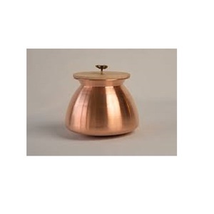 Frasco decorativo de frutos secos y nueces de latón hecho a mano indio de alta calidad para uso doméstico de mesa bueno para almacenamiento de alimentos - Product Image 2