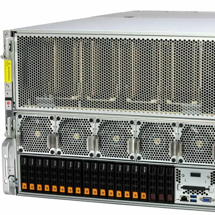 GPU SuperServer SYS-821GE-TNHR A100 SXM 80GB H100 80GB 8U 8GPU Server for AI Training
