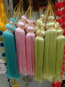 Vente en gros de franges décoratives en coton pour la décoration de mariage, lot de 10 magnifiques glands Mehndi - Product Image 4