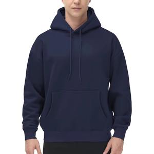 Sweats à capuche brodés pour hommes tendance, 100% coton molletonné, design chaud pour l'hiver, pour l'école, le collège et le style de rue quotidien, haute qualité - Product Image 1