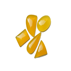 Haute qualité pierre naturelle jaune Onyx cristal mélange Cabochon forme lâche pierres précieuses Cabochon guérison cristal toutes les formes Cabochon - Product Image 1