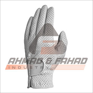 Gran oferta de guantes de golf de cuero Cabretta genuino con logotipo personalizado con empuñaduras transpirables, varios colores deportivos para usar - Product Image 1