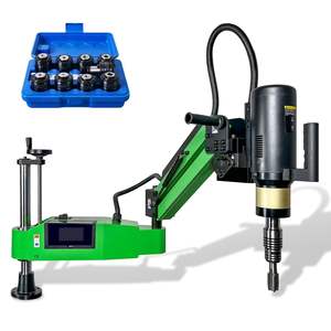 เครื่องต๊าปเกลียวไฟฟ้าความแม่นยำสูงสำหรับเหล็ก ขนาด M6-M36 ความยาวแขนต๊าป 1200 มม. และหัวจับแบบ ANSI 9 นิ้ว พร้อมแขนหมุนได้ 360 องศา - Product Image 1