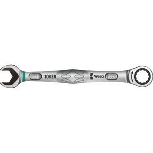 Jeu de clés à cliquet à fourche WERA Joker 6 pièces 10-19 mm droites avec clés blanches - Product Image 1