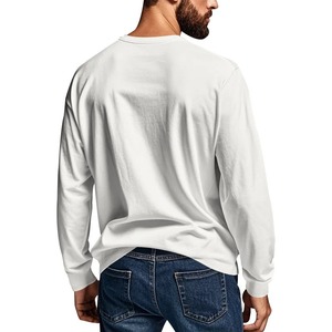 Venta al por mayor en blanco liso camiseta personalizada su logotipo de impresión de poliéster de algodón camiseta impresa de talla grande de los hombres Camiseta para los hombres - Product Image 2
