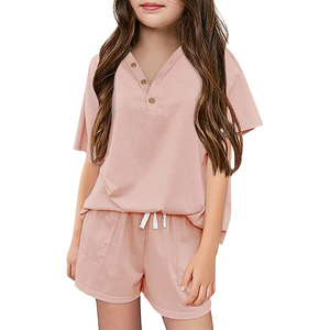Conjunto de camisas y pantalones cortos para niños, ropa deportiva de alta calidad con logotipo de diseño oem, ropa de equipo hecha en Pakistán, ropa informal para niños - Product Image 1