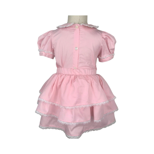 Vestido de princesa para niñas, ropa para niños, vestido de algodón ahumado para niños, ropa para niños personalizada, OEM de Vietnam Garment Factory - Product Image 3