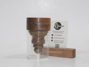 Vente en gros des dernières nouveautés en bois et acrylique Mubkhar produit arabe brûleur d'encens Design personnalisé Mukhbar acrylique Bakhoor brûleur en bois - Product Image 3