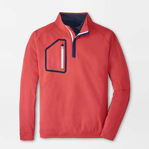 เสื้อฮู้ดกอล์ฟแบบซิปสี่ส่วน ให้ความสบายสูง ออกแบบมาสำหรับนักกีฬาที่ต้องการเสื้อผ้าที่ให้ความอบอุ่น ยืดหยุ่น และระบายอากาศได้ดี สำหรับการฝึกซ้อมประจำวัน - Product Image 2