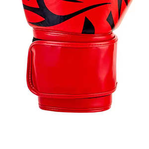 Gants de boxe professionnels unisexes pour adultes, couleur personnalisée, fermeture à boucle et crochet, matière en cuir respirante, vente chaude, dernière nouveauté - Product Image 4