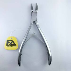 Side Cutter Cuticle Nail Nippers (Printed/<b>Plain</b> Handle) Double Spring <b>Mirror</b> Polish Stainless Steel - Product Image 5
