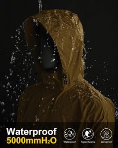 Chaqueta cortavientos reflectante de poliéster personalizada para hombre, cortavientos impermeable Retro Vintage, Chaquetas deportivas para exteriores de talla grande para hombre - Product Image 5