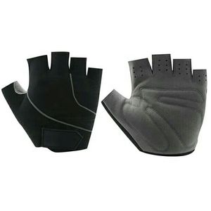 Gants de fitness en cuir de course antidérapants, respirants, avec logo personnalisé, gants d'haltérophilie pour hommes, vente en gros - Product Image 2