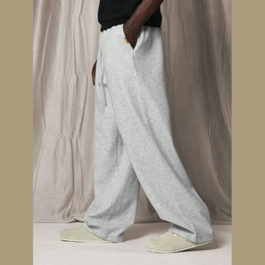 Pantalones Deportivos Holgados Personalizados de Estilo Urbano, Pantalones Cargo con Estampados Gráficos, Pantalones Deportivos de Pierna Ancha con Bolsillos para Hombre, 100% Algodón - Product Image 5