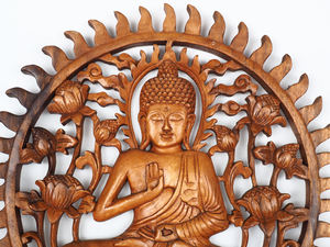 Bali – décoration de maison en bois sculpté à la main, ornement de maison en bois, vente en gros - Product Image 4