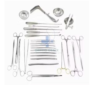 ชุดผ่าตัดท่อไตสแตนเลสแบบแมนนวลเครื่องมือผ่าตัดผ่านการรับรองจาก CE ISO สูตินรีเวชวิทยาออร์โธจีโน OG-36คลาส I - Product Image 6