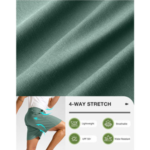 Pantalones versátiles Pantalones cortos con aberturas laterales Pantalones de diseño elegante Pantalones cortos adecuados para ropa informal y de oficina - Product Image 5