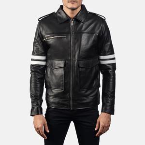 Custom Wholesale Men's Leather Jackets Best Price Breathable Plus Sized Men's Jacket With Unique Logo - Product Image 1