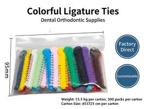 ยางรัดจัดฟันแบบยืดหยุ่นหลากสีสำหรับทันตกรรม - Product Image 3