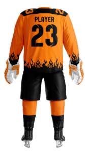 Sublimación Hombres y mujeres Conjunto de uniforme de hockey sobre hielo Nueva moda Logotipo personalizado Equipo Deportes Conjuntos de uniformes de hockey sobre hielo Precio al por mayor - Product Image 3