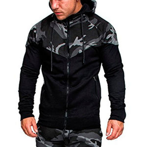 Sweat à capuche de haute qualité 100% coton polaire 500 Gsm avec camouflage pnnels pull à capuche sweat Logo personnalisé sweat à capuche vierge en éponge française - Product Image 5