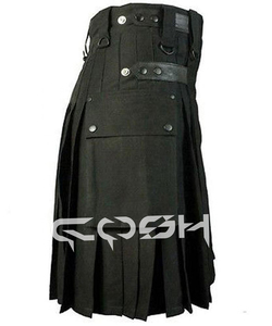 Kilts de utilidad góticos más vendidos, diseño moderno de alta calidad, correas de cuero de algodón, nueva ropa tradicional para fetiche - Product Image 2
