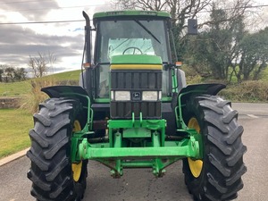 Johhn Deere 6900 4 WD with Front Linkage Wide <b>Wheels</b> 50% Tyres Ex <b>English</b> Arable Farm Tractor In good working - Product Image 5
