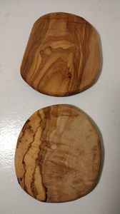 Sous-verres carrés en bois de noyer écologiques et élégants de 300 mm de diamètre, exportés par MN - Product Image 5