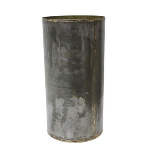 Meilleure qualité longues décorations de jardin élégantes en argent meilleure qualité jardinière métallique enduite de soudure rouillée grande taille application domestique - Product Image 1