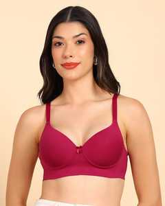 Ensemble de soutien-gorge bikini classique à taille basse en coton/soie pour femmes, sexy, à bonnets complets, légèrement rembourré, sans armatures, séchage rapide, uni, teinture unie - Product Image 2