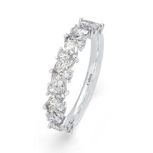 แหวนเพชร CZ สีเงินสเตอร์ลิงสำหรับผู้หญิงทำจากเวียดนาม925เป็นของขวัญสำหรับปาร์ตี้ชุบโรเดียมคุณภาพสูง - Product Image 1