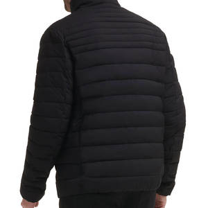 Veste matelassée décontractée pour homme, imperméable, coupe-vent, col montant, fermeture éclair sur le devant, rembourrage en coton, élégante et chaude pour l'hiver - Product Image 2