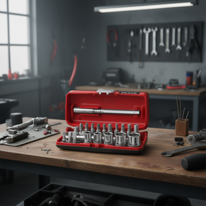 Kit de sujeción/apriete con llave de carraca compacta Facom de 1/4'' - Product Image 3