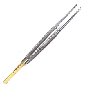 3 Castroviejo 7 " ( 18cm ) Micro Chirurgie Sature Forceps/Ciseaux/Porte-Aiguille Incurvé/TC Forceps CE Équipements Dentaires - Product Image 2