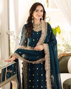 Lehnga choli สำหรับผู้หญิงขายส่ง0113ชุดปาร์ตี้งานแต่งงานมีหลายสีปักลายสำหรับผู้หญิง - Product Image 1