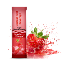 Poudre de boisson pour test de glucose pour adultes - Sachet de soutien immunitaire avec glucose pur, dosage 50/75/100g, emballage en vrac