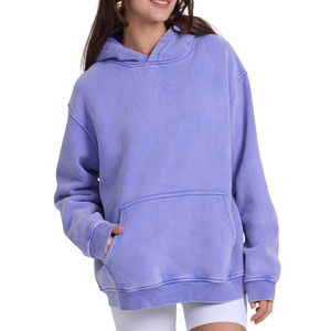 Jersey suave-Diseño de gran tamaño de moda, ropa de día acogedora, ideal para todas las estaciones, fácil de estilizar-Sudadera con capucha para mujer - Product Image 1