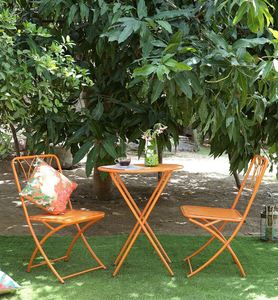 Juego de mesa y silla de Metal para exteriores único para el hogar, muebles de jardín para interiores y exteriores, Bar y restaurante de Hotel en la azotea 2024 - Product Image 4