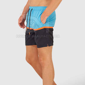 Pantalones cortos de playa para hombre superventas hechos a medida 100% algodón patrón sólido estilo informal de talla grande amigable - Product Image 2