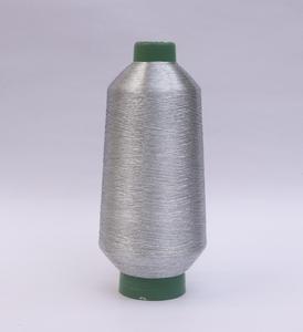เส้นด้าย150D สีเงินปักประกายโลหะ MS-TYPE เส้นด้ายสะท้อนแสงแวววาวและความแข็งแรง - Product Image 1